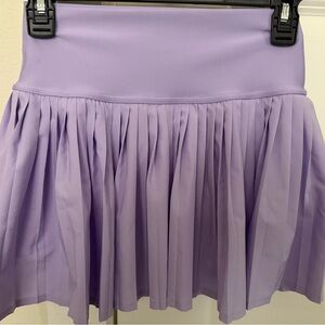 Lavender Pleated Women's Skirt